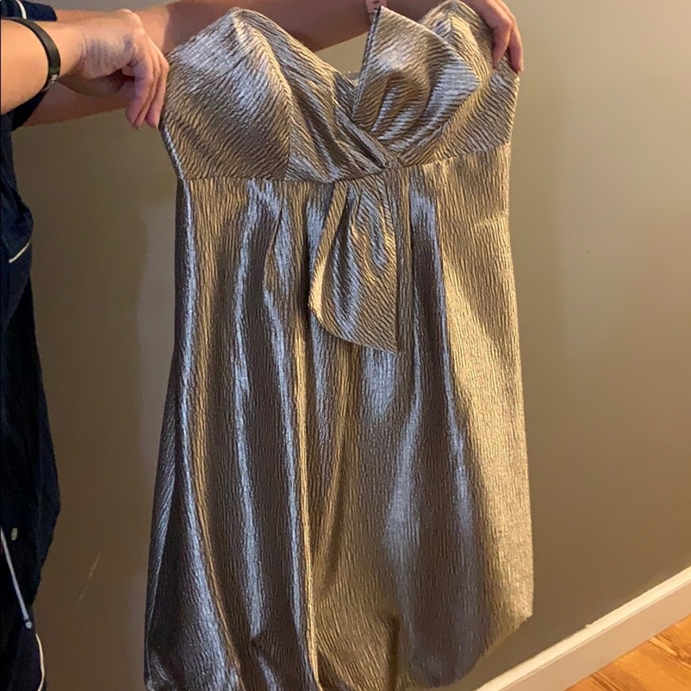 Never worn strapless BCBG dress